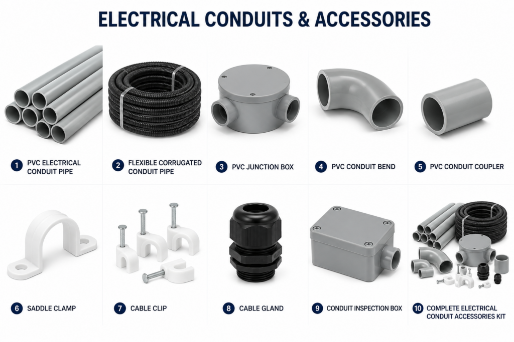 electrical condicts & accessiores